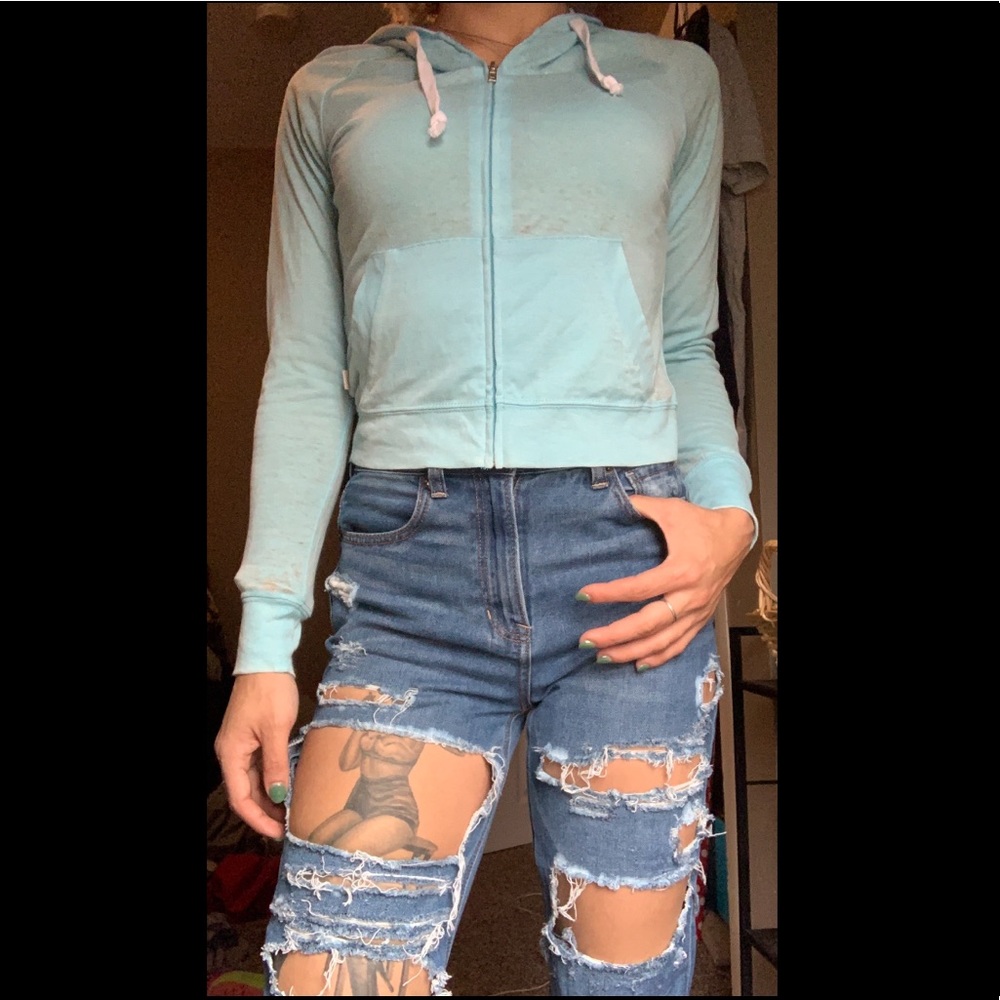 Thin Zip Up Hoodie